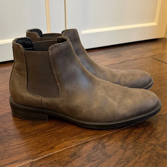 Steve Madden Dark Brown Men's Boots sz 8.5 - Picture 1 of 10